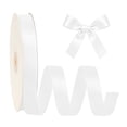 thumbnail image 1 of LaRibbons 7/8" White Double Face Satin Ribbon, 100 Yards, 1 of 7