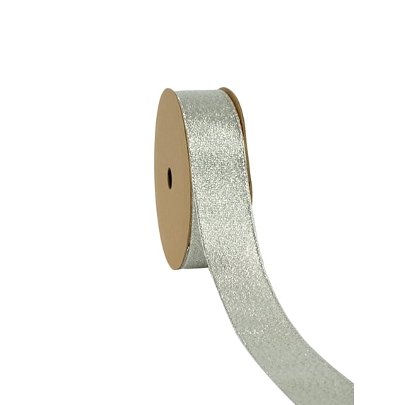 LaRibbons Metallic Taffeta Ribbon-25 Yard Spool