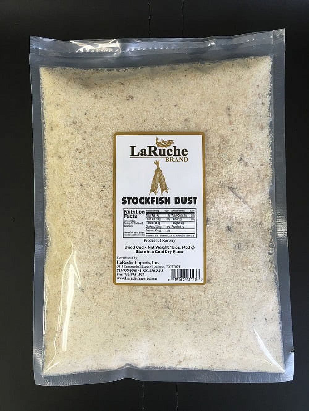 LaRuche Brand Stockfish Dust 16oz. 