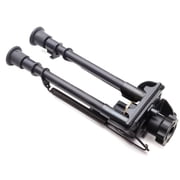 LaRue Harris LM-S 9-13in Bipod and LT706 QD Swivel Mount, Black
