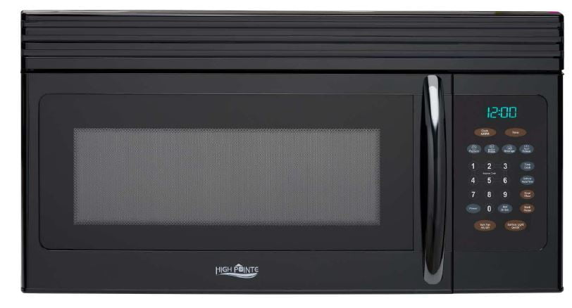 High Pointe 30 Inch Black Over-the-Range Convection Microwave for RV