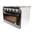 thumbnail image 1 of CL 520RV17BB 17" 3-Burner LP Gas Range - Black, 1 of 3