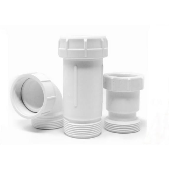 LaSalle Bristol 65UGKIT1 Utopia UniGuard Plastic White P-Trap Drain with Waterless Drain Valve