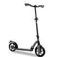 thumbnail image 1 of Lascoota Adult Kick Scooter - Black, 264 lb Capacity - Foldable Commuter Scooter for Adults with Front Suspension - Wear-Resistant Wheels & Adjustable Handlebar Height, 1 of 8