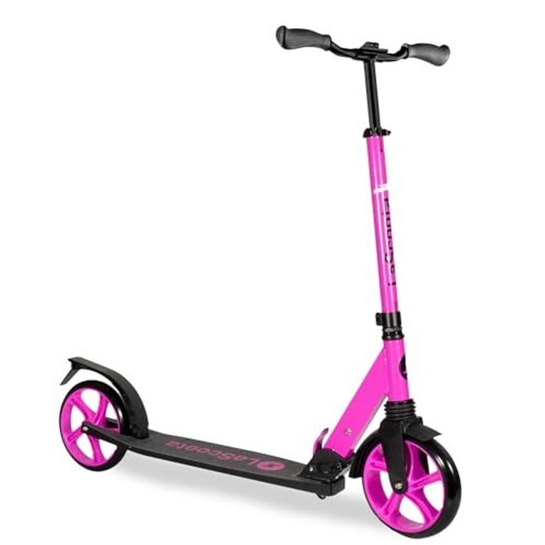Trottinette Freestyle Adulte Et Ado LaScoota - Pliable Légère Grandes Roues 200mm Hauteur Ajustable Jusqu'à 100kg