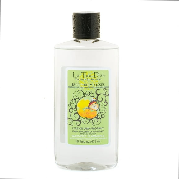 LaTeeDa! Effusion Lamp Fragrance - Butterfly Kisses - 16 oz - Floral Blossoms & Fruity Notes