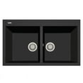 thumbnail image 1 of LaToscana 34'' L x 20'' W Double Basin Drop-In Kitchen Sink, 1 of 5