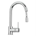 thumbnail image 1 of Elba Single-Handle Pull-Down Sprayer Kitchen Faucet in Chrome, 1 of 3