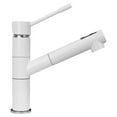 thumbnail image 1 of LaToscana  Elba Single Handle Pull Out Kitchen Sprayer Faucet in Milk White, 1 of 1