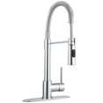 thumbnail image 1 of LaToscana  Elba Single Handle Pull-Out Spray Kitchen Faucet Silver Brushed, 1 of 3
