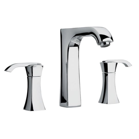 LaToscana Handmade Roman Tub with Lever Handles Chrome Finish