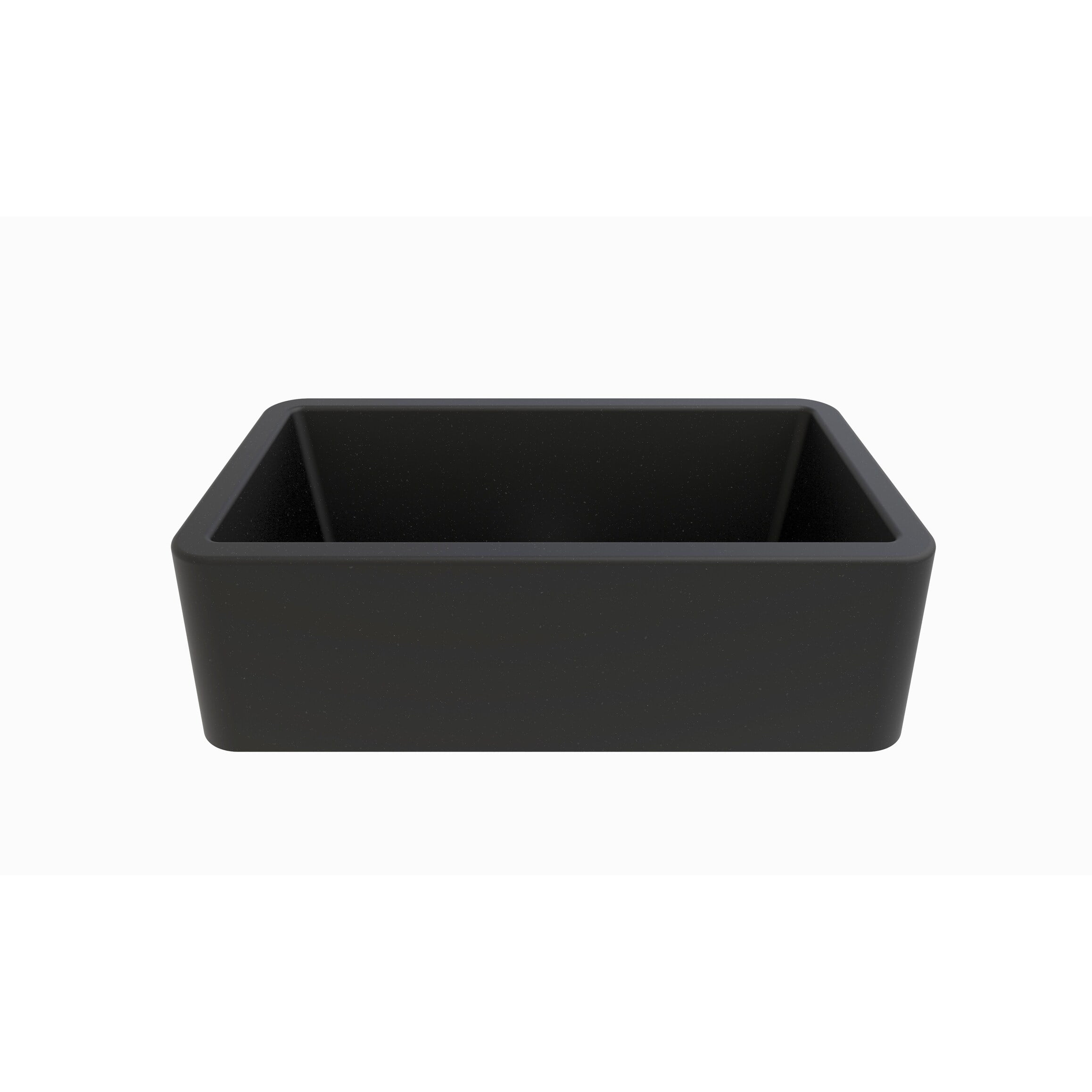 33" Black Metallic Granite Farmhouse Kitchen Sink