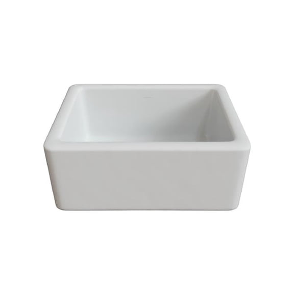LaToscana LNR2418W Latoscana LNR2418W 24 in.Reversible FireclaySingle Bowl Kitchen Sink