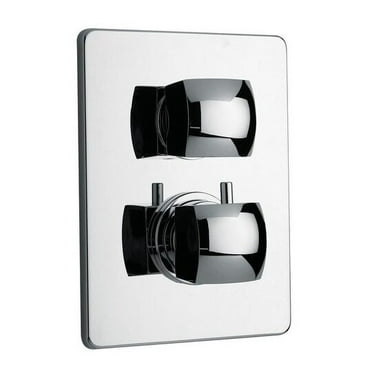 LaToscana  Lady Thermostatic Valve With 2-Way Diverter Volume Control Complete Unit Yellow Gold Finish