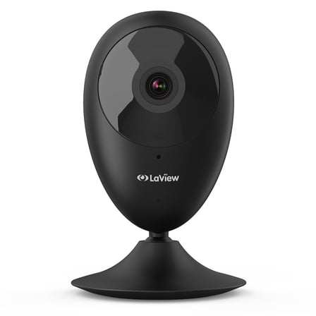 LaView One Dot 1080P Home Security Camera, Indoor WiFi Wireless IP Security System with Night Vision for Home/Office/Baby/Pet Monitor with iOS, Android App - Cloud Available and SD Card Available