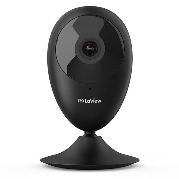 LaView One Dot 1080P Home Security Camera, Indoor WiFi Wireless IP Security System with Night Vision for Home/Office/Baby/Pet Monitor with iOS, Android App - Cloud Available and SD Card Available