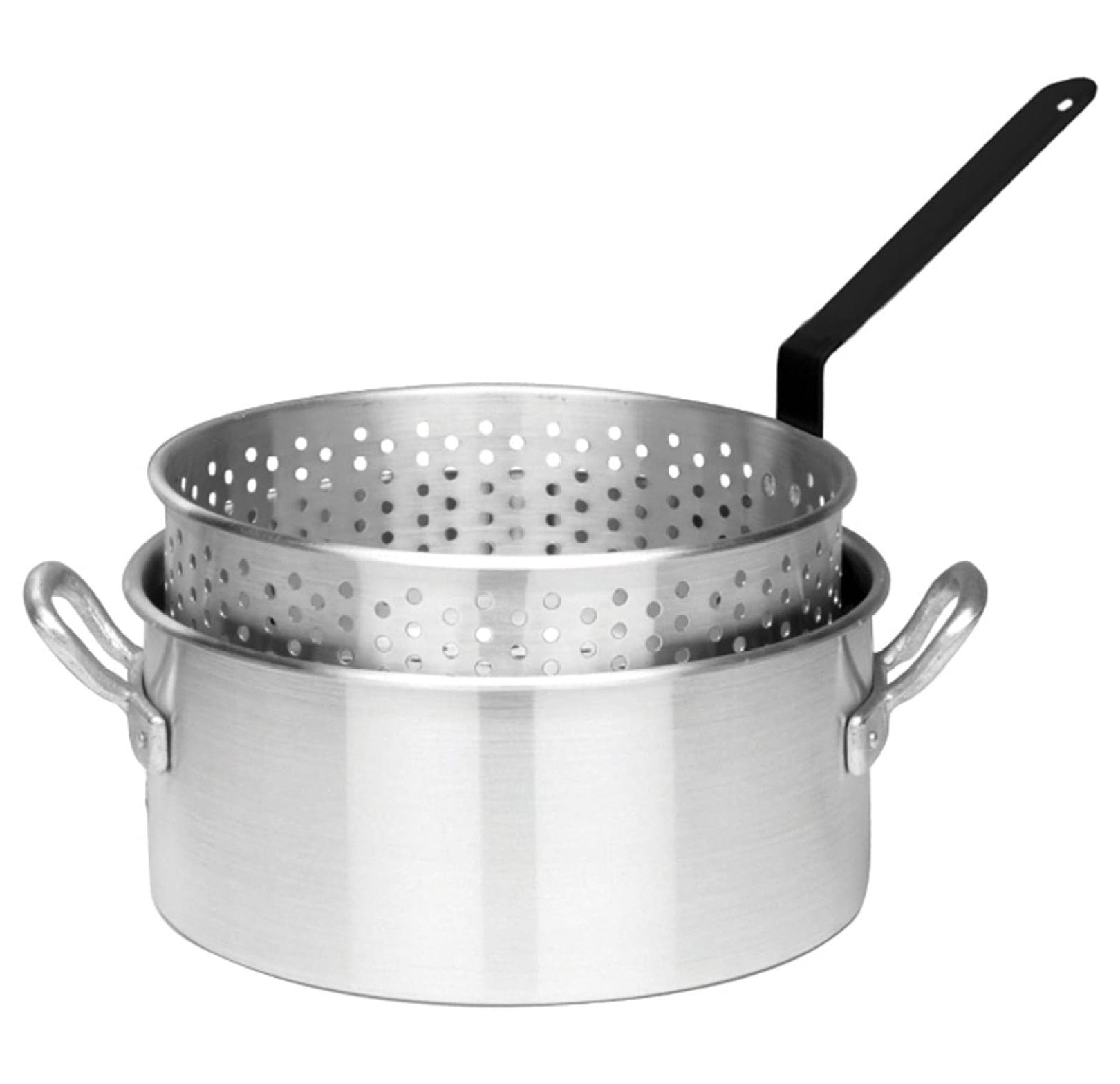 Bayou Classic 10-Quart Silver Aluminum Deep Fryer Pot