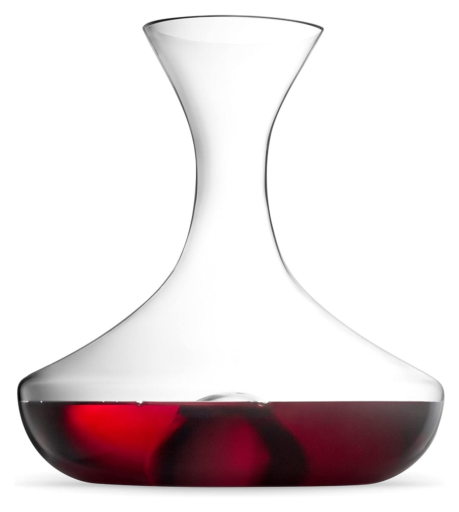 LaYelxt Crystal Decanter and Wine Carafe, 60.9 oz., Large Aerator for