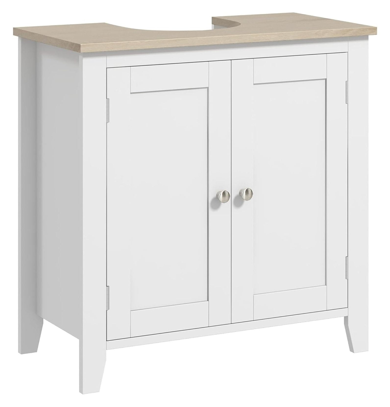 LaYelxt Pedestal Sink Storage Cabinet, Under Sink Cabinet, Bathroom Vanity Cabinet -Shape and ...