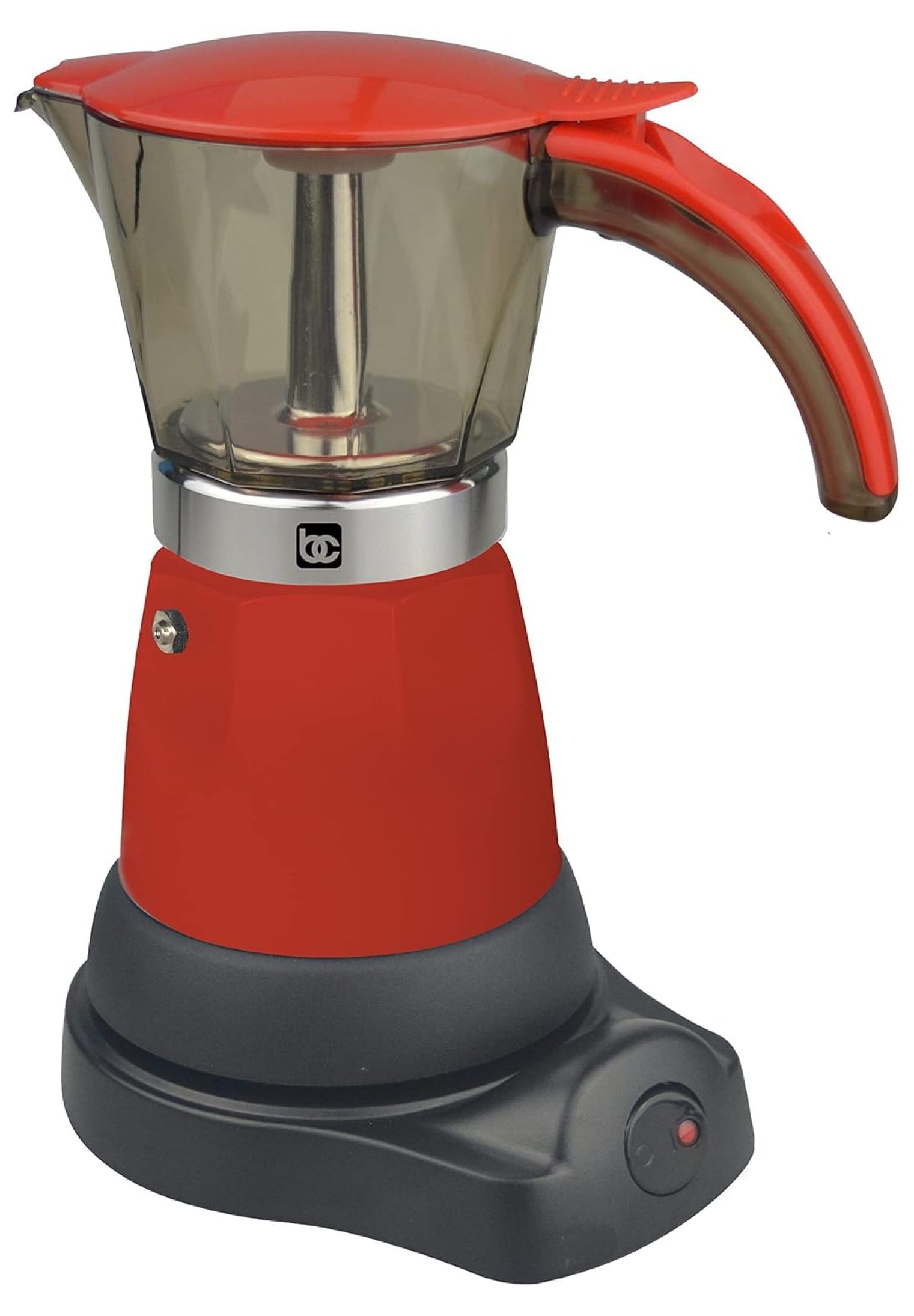 LaYelxt Red Portable Electric Espresso Maker 3 or 6 Cups/Cafetera Roja Portable Electrica Espresso de 3 o 6 Tasas