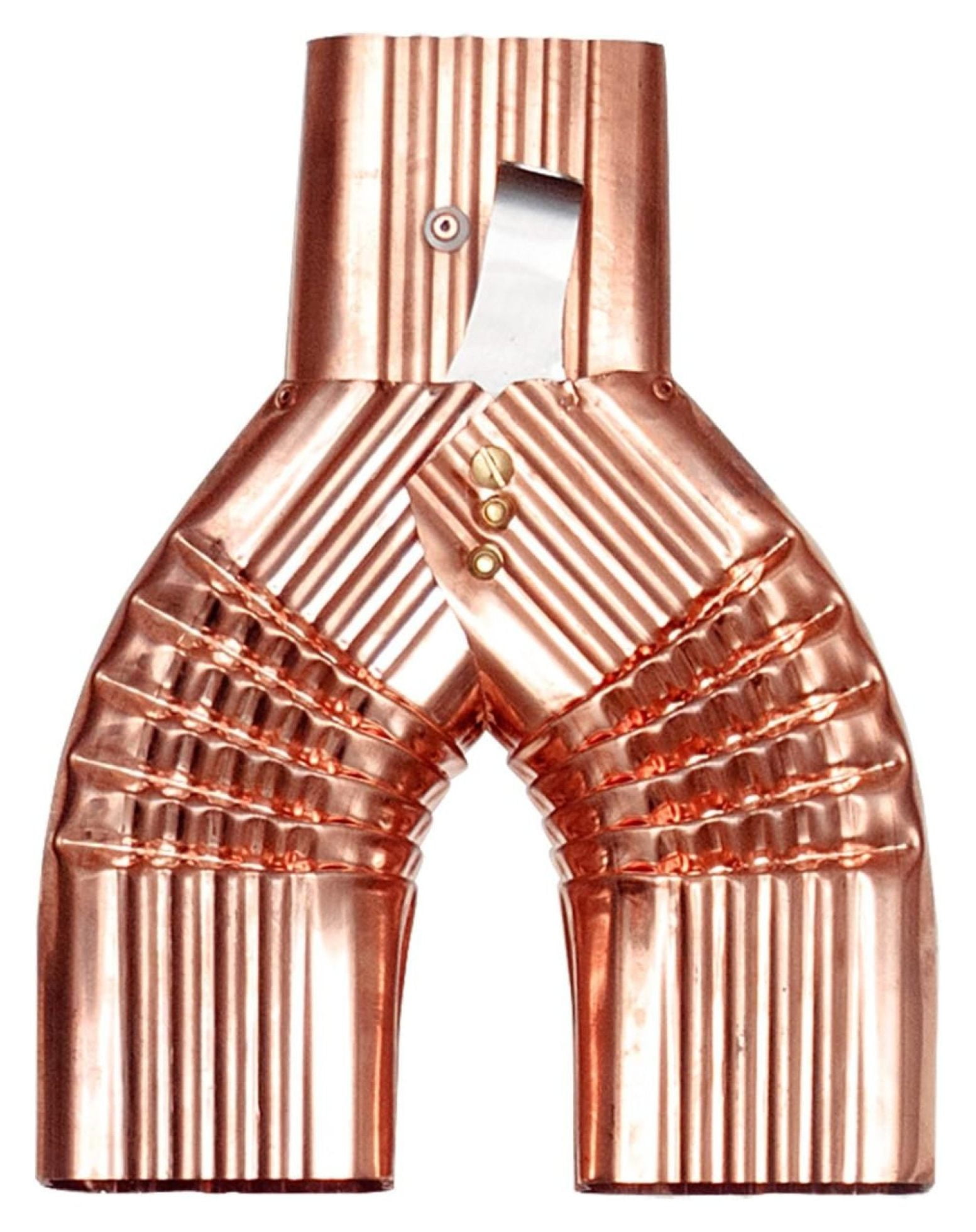 LaYelxt "Y Downspout Diverter (3x4, Real Copper)