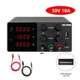 thumbnail image 1 of Lab Adjustable DC Power Supply 30V 10A LED Digital Lab Bench Power Source Stabilized Power Supply Find Voltage Regulator DIY ,Test accurately, 1 of 7