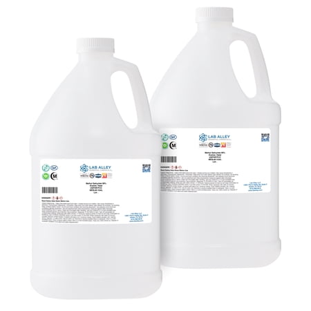 Lab Alley Methyl Salicylate 99% USP/NF/FCC Grade, 2 Gallons, Kosher, Halal, For Topical Pain Relief, Flavoring, Fragrances, Anesthetics, and More