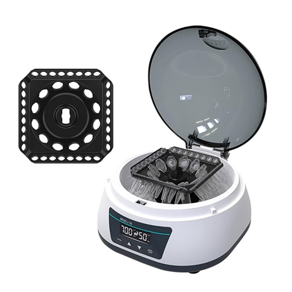 Lab Benchtop Centrifuges with Adjustable RPM & Digital Display LCD, Mini Centrifuge for 0.2/0.5/1.5/2ml Scientific Test Tubes Micro Centrifuge, 5000-7000 RPM/1680-3286 xg