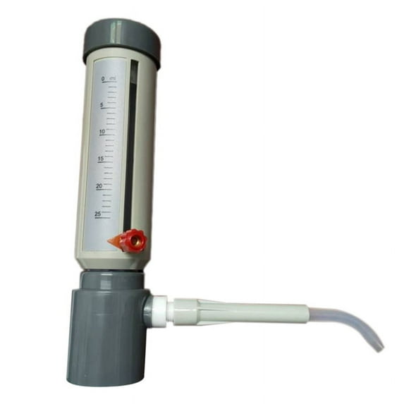 Lab Bottle Top Dispenser Economic Semi-Automatic Liquid Dispenser Sleeve Type 5-25 Ml Adjustable Liquid Adder