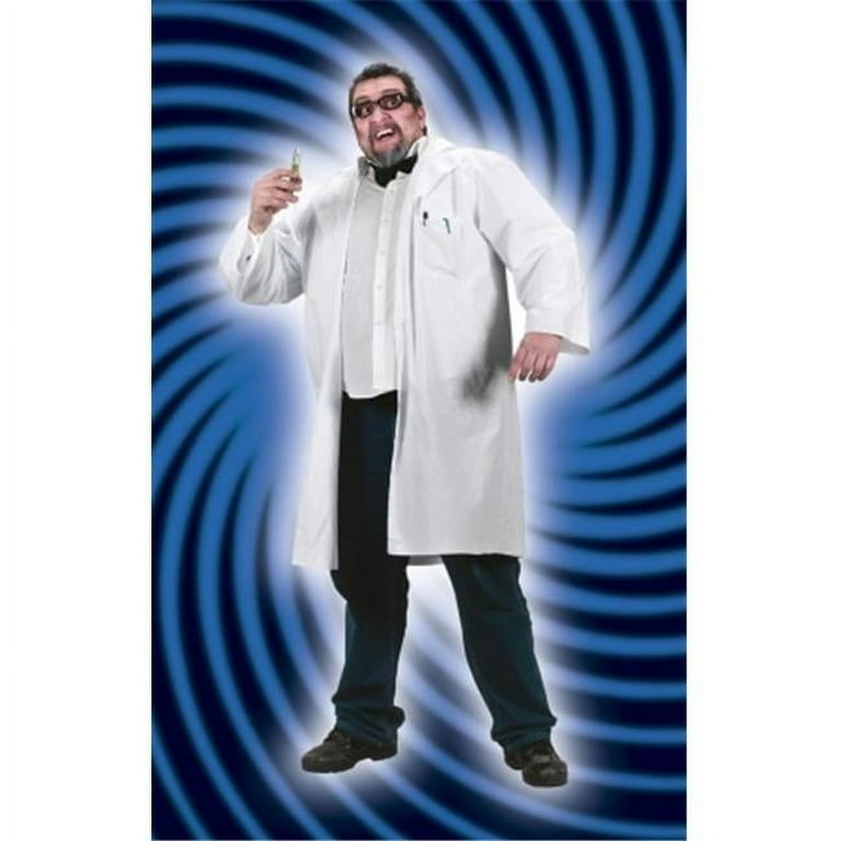 FunWorld Costumes Adult s Mens Mad Scientist White Lab Coat Costume Plus Size Walmart