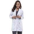 thumbnail image 1 of Lab Coat Women 3 Pocket Healing Hands Full Sleeve Mid-Length 5053 Faith The White Coat Minimalist Collection White S, 1 of 6