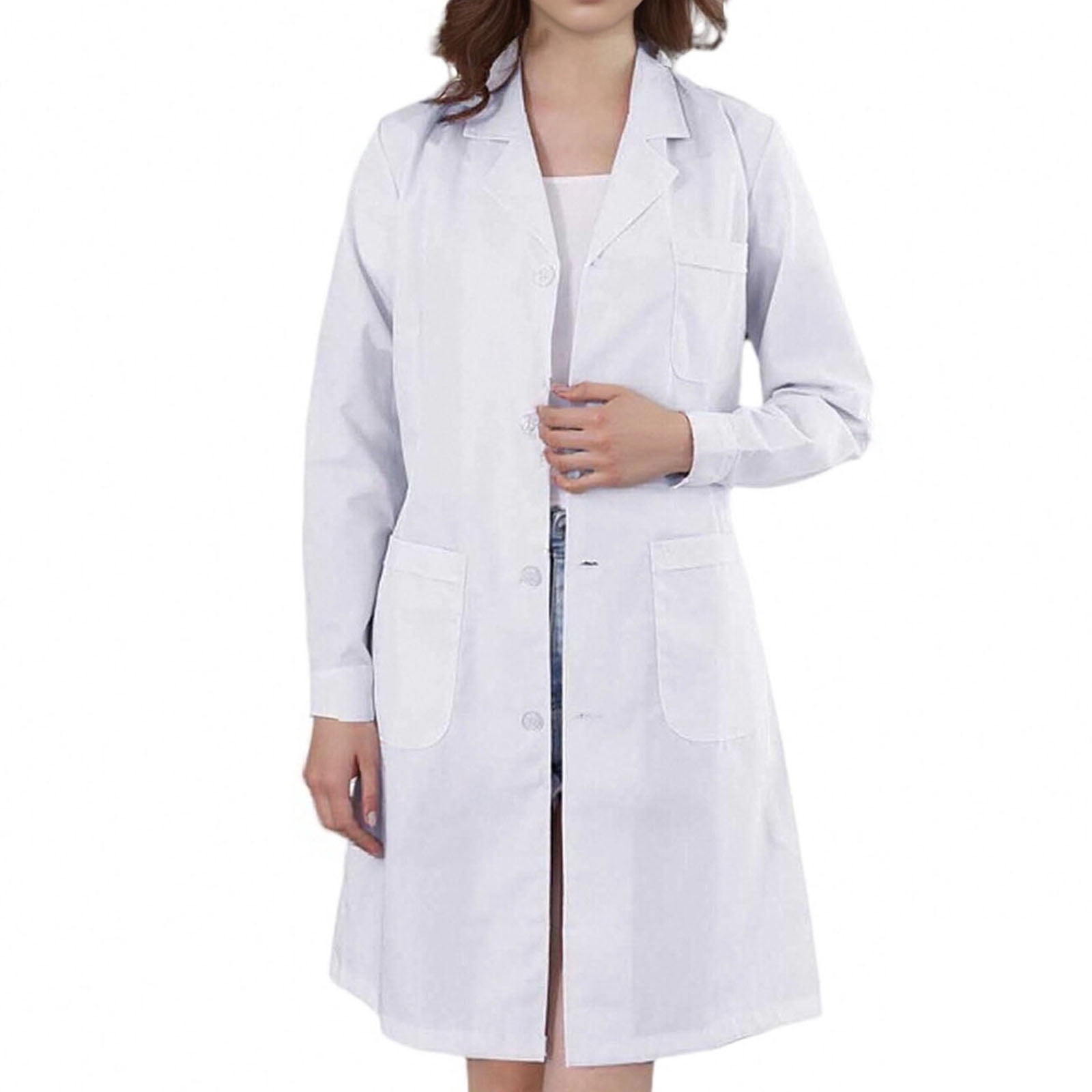 Lab Coat for Adult Medical Coat for Doctor Nurse Student Science ...