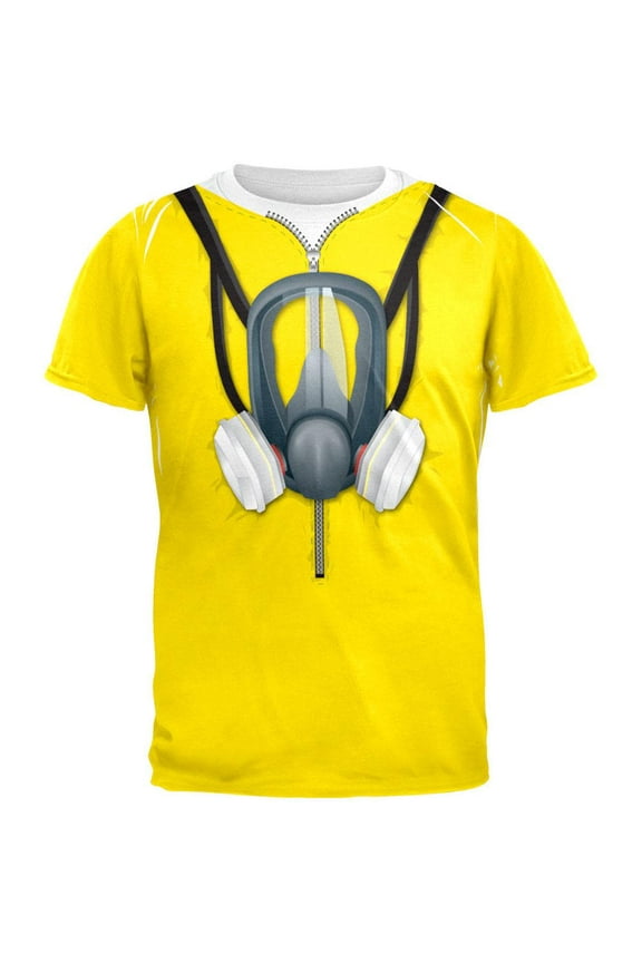 Lab Cooker Hazmat Suit Costume All Over Adult T-Shirt - Large