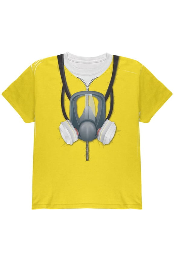 Lab Cooker Hazmat Suit Costume All Over Youth T Shirt Multi YLG