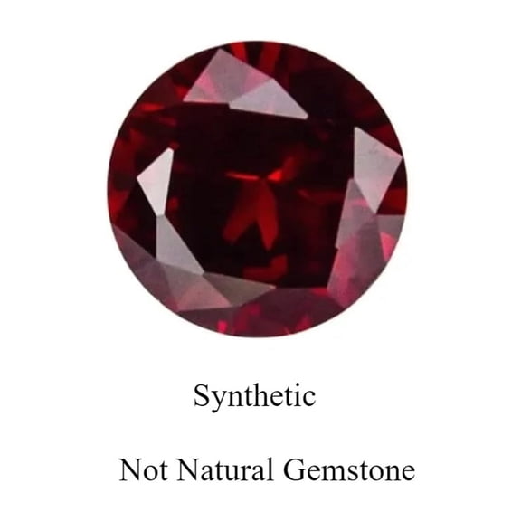 Lab Created Brilliant Cut Red Ruby Beads for Jewelry Making