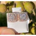 thumbnail image 1 of Lab Created Diamond 1Ct Round Cut 14K Rose Gold Plated Silver Stud Earrings, 1 of 3