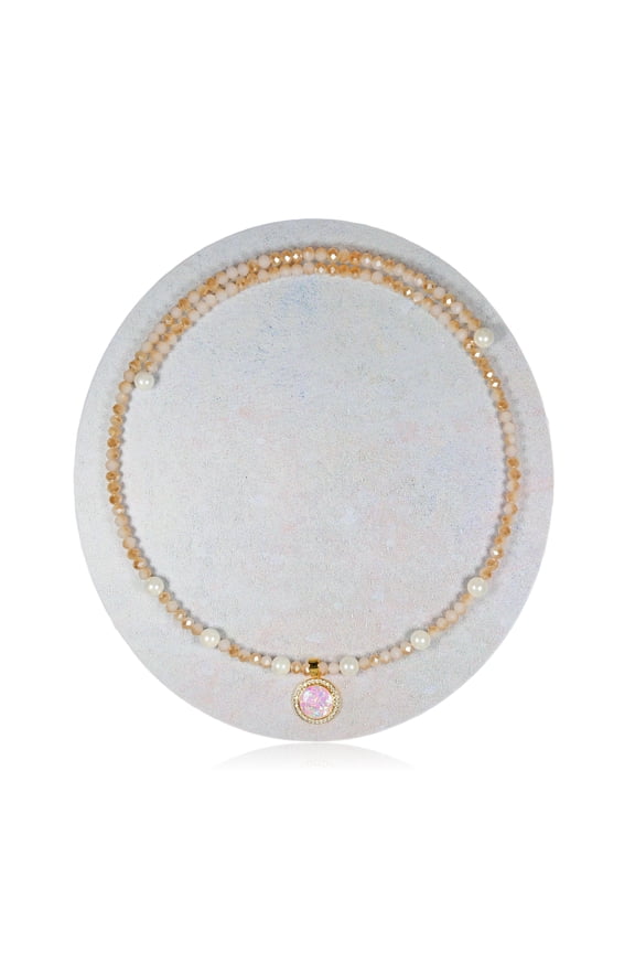 Opal Choker Necklace, 1 Count