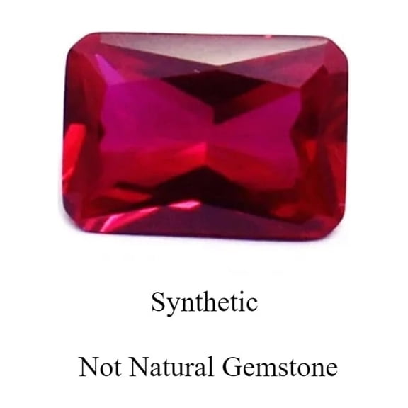 Lab Created Radiant Cut Red Ruby Beads for Jewelry Making