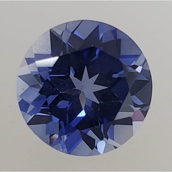 Lab Created Round Blue Sapphire Corundum Gemstone AAA Quality