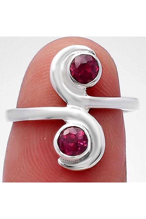 Lab Created Ruby 925 Sterling Silver Ring s.8 Jewelry DGR1129_F_8 R-1230