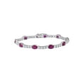 thumbnail image 2 of 925 Sterling Silver Tennis Bracelet With 1.25 Cts Lab-Created Diamonds – 7 Inches 2 of 5