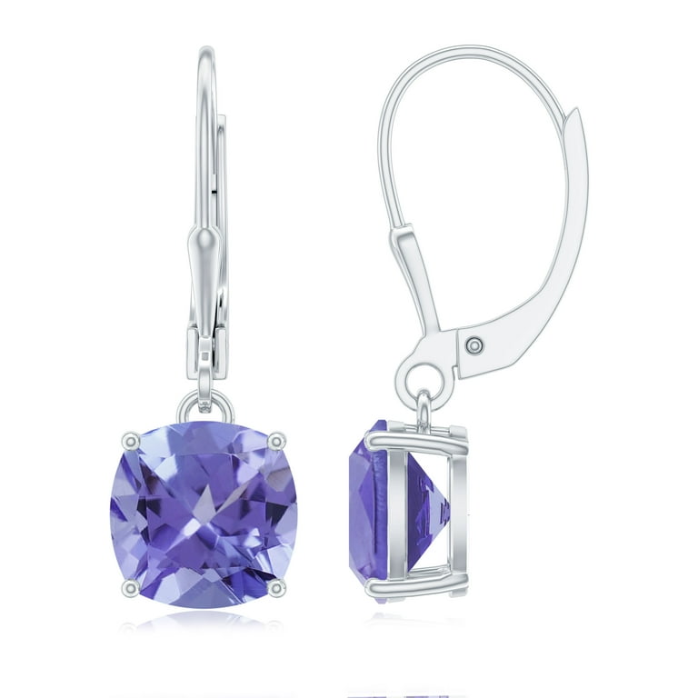 Lab created tanzanite best sale earrings