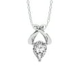 thumbnail image 1 of Lab Diamond Pendant Necklace For Women | 4 Carat IGI Certified Pear Shape | Adriana Lab Diamond Pendant In 18K White Gold | FG-VS1-VS2 Quality | Friendly Diamonds, 1 of 6