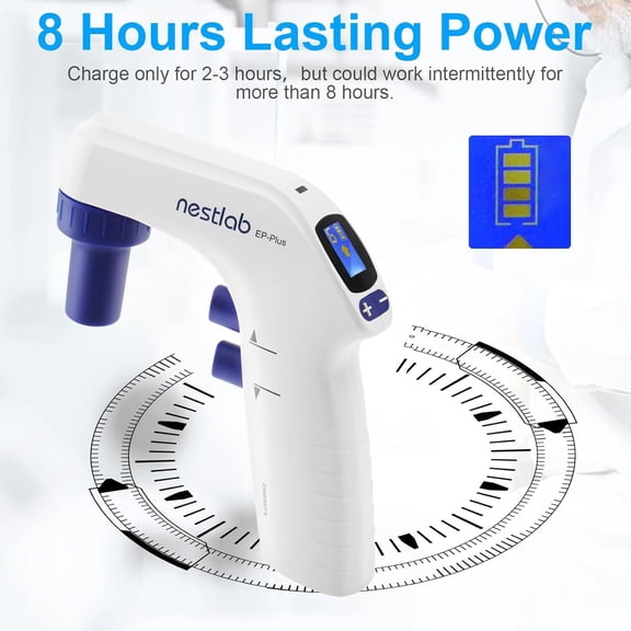 Lab Electric Pipette Controller 0.1-100ml Electronic Pipettor for Lab