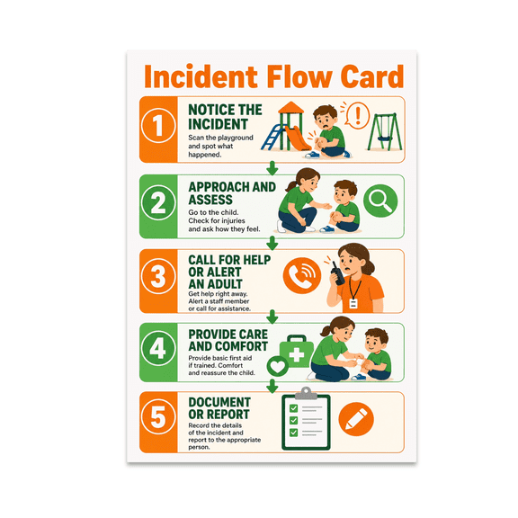 Lab Evacuation Map - Safety Awareness - 13x19 Poster Print