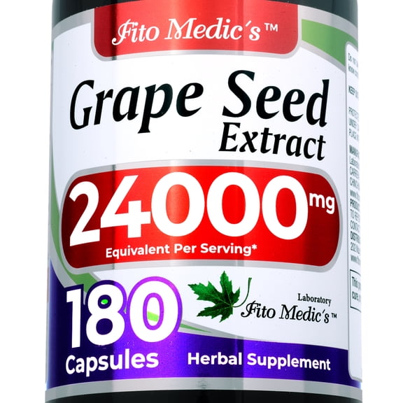 Grapefruit seed extract | Grape seed extract | 180 Capsules