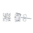 thumbnail image 1 of Lab Grown Diamond Earrings 5.5Ct Round Cut Stud Earrings Gift for Her, 1 of 4