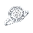 thumbnail image 1 of Rosec Jewels Lab Grown Diamond Half Carat Engagement Ring - EF-VS Grade - Ready To Gift, 14K White Gold, US 7.00, 1 of 8
