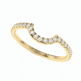 thumbnail image 1 of Lab Grown Diamond Round Briliiant Cut Eternity Engagement Ring 10K Yellow Gold, 1 of 1