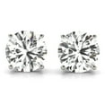 thumbnail image 1 of Lab Grown Diamond Stud Solitaire Earrings IGI Certified for Women(F, VS2) | Pushback Closure | Dailywear Collection 2.25 CTS 14K White Gold, 1 of 2